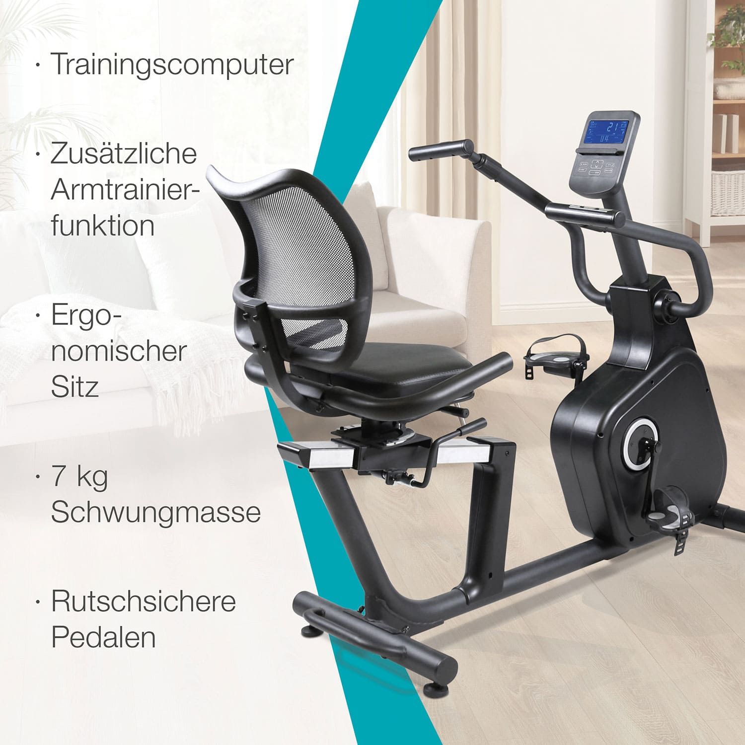 aktivshop Liegeergometer aktiv mit Armtrainer »2in1«