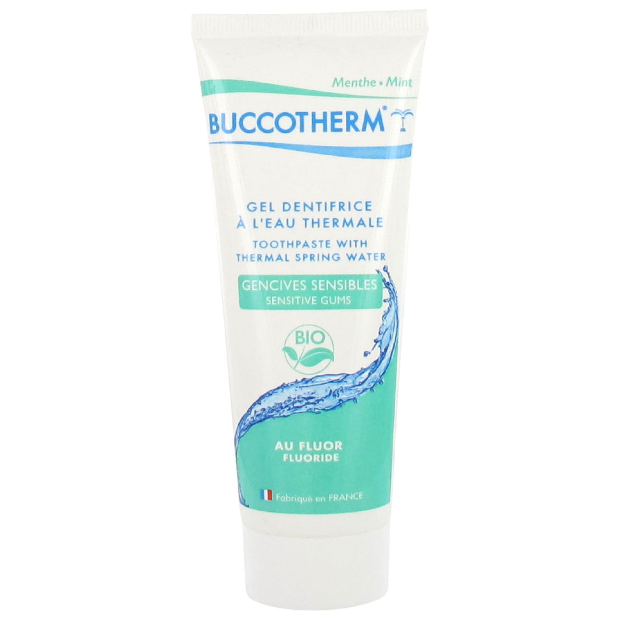 Buccotherm Zahngel mit Thermalwasser Empfindliches Zahnfleisch Mit Bio-Fluor 13,5x5,5x3,5 cm