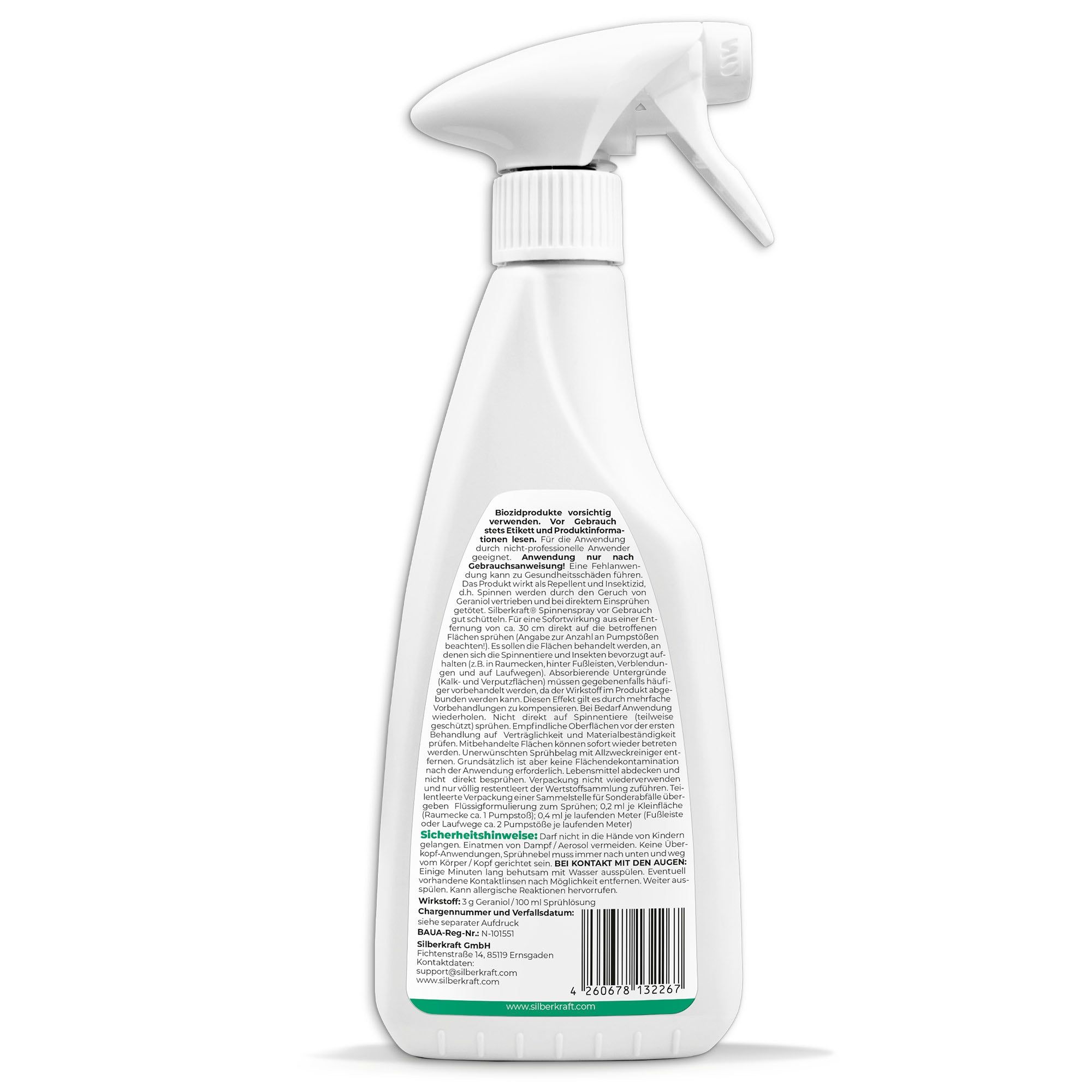 Silberkraft Spinnenspray 500 ml Spray