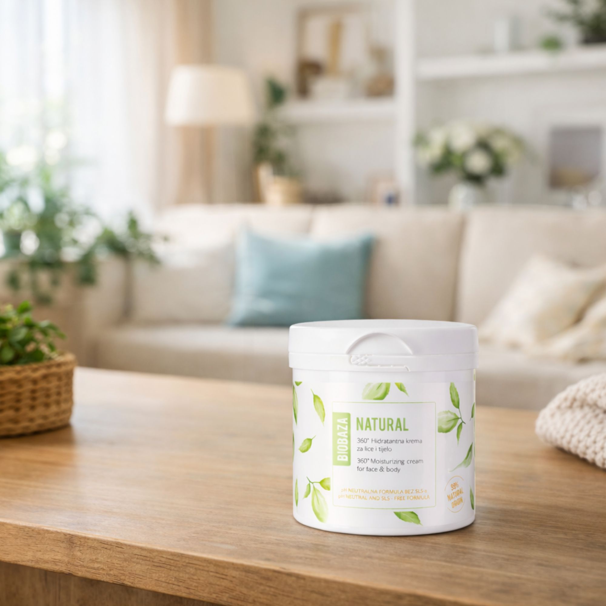 BIOBAZA Natural Universelle Pflegecreme für Gesicht und Körper