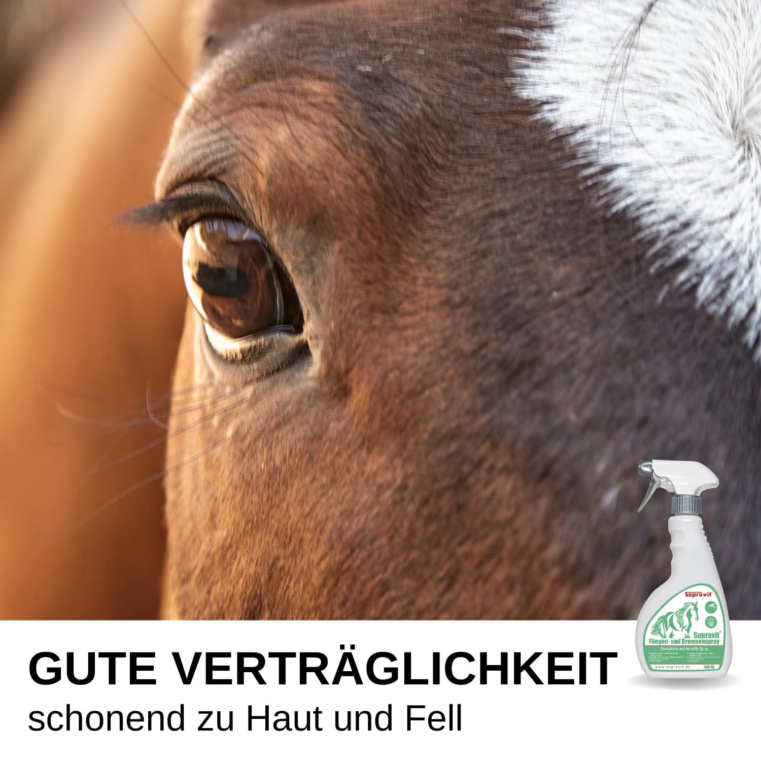 Supravit Bremsen & Fliegenspray Pferd | Effektiver Insektenschutz