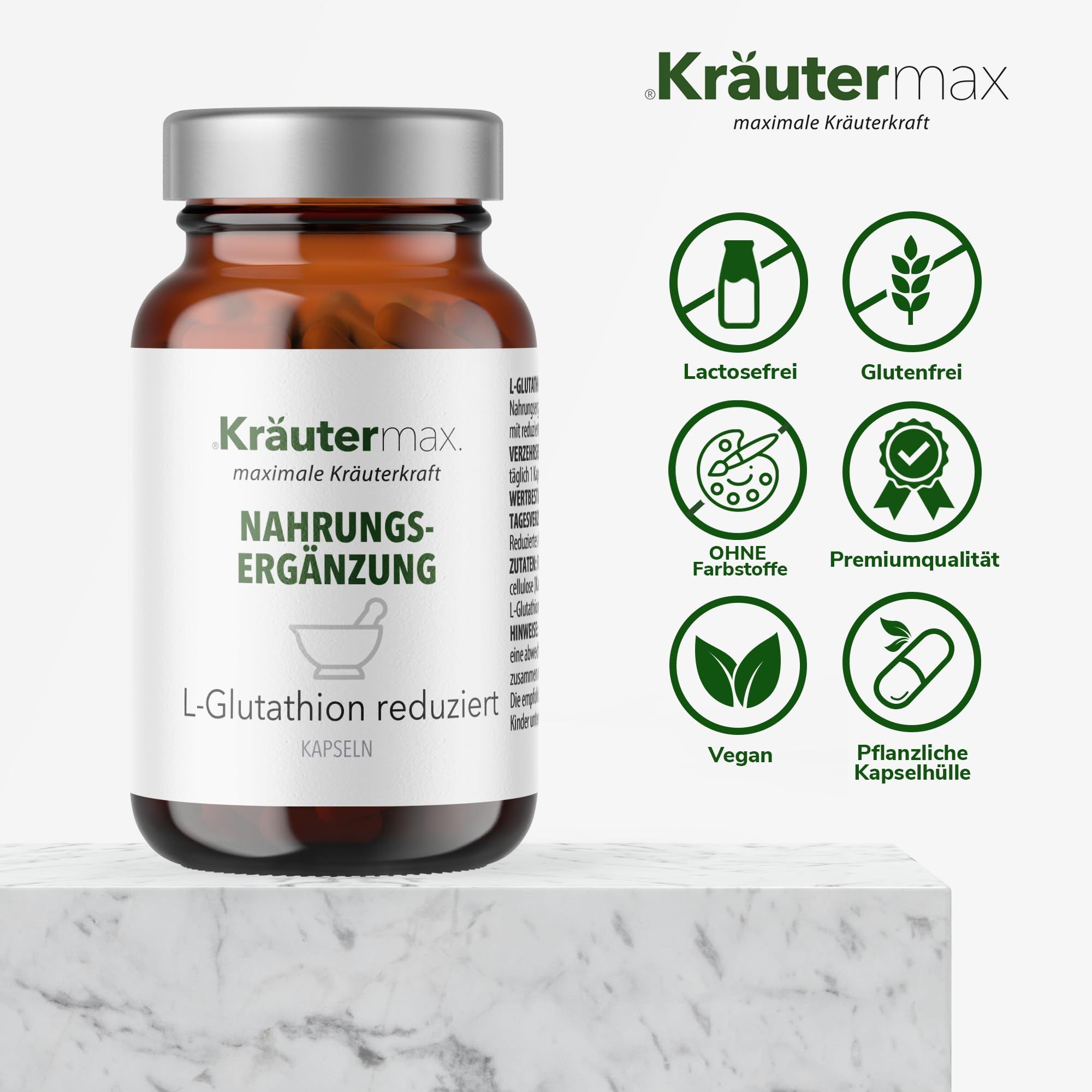 Kräutermax L-Glutathion reduziert Kapseln