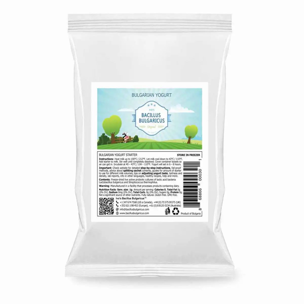 BACILLUS BULGARICUS Bulgarische Joghurt-Kulturen