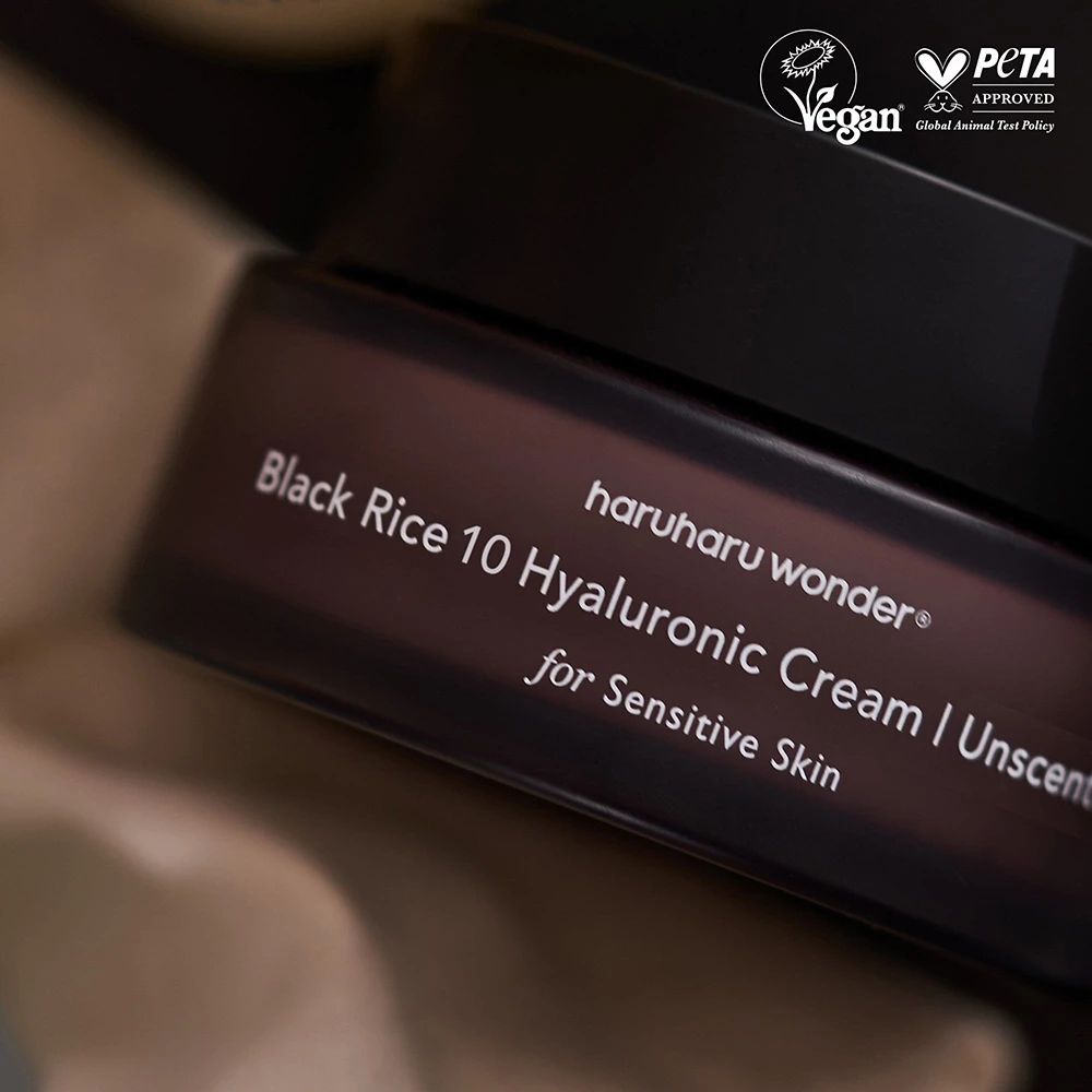 HARUHARU WONDER Black Rice Hyaluronic Cream Unscented – Duftfreie Feuchtigkeitscreme