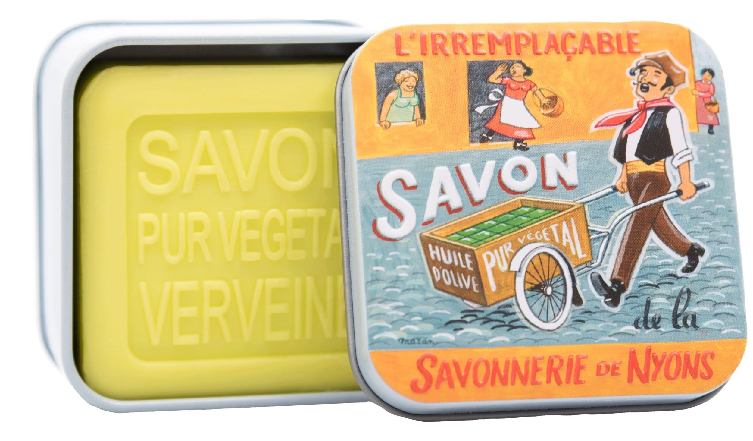 La Savonnerie de Nyons - Metallbox mit Seife "Händler"