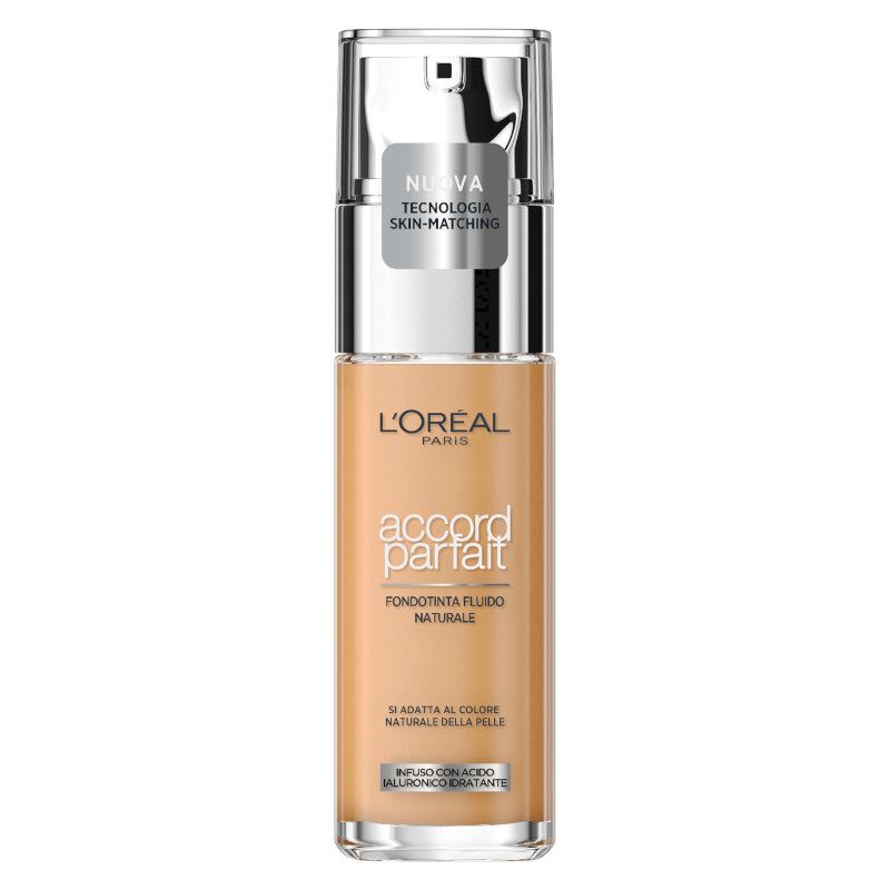 L'OREAL ACCORD PARFAIT FONDOTINTA FLUIDO 5.5.R SOLEIL ROSE