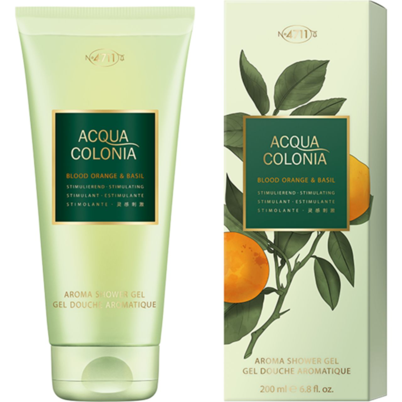 Acqua Colonia 4711 Blood Orange & Basil Aroma Shower Gel