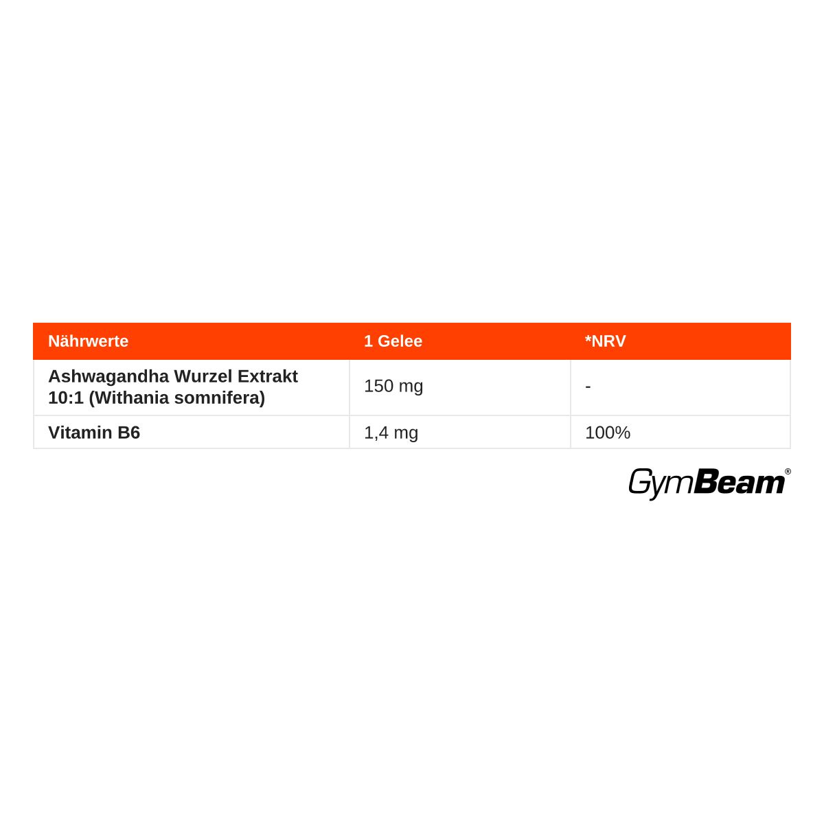 GymBeam Ashwagandha Yummies Fruchtgummis