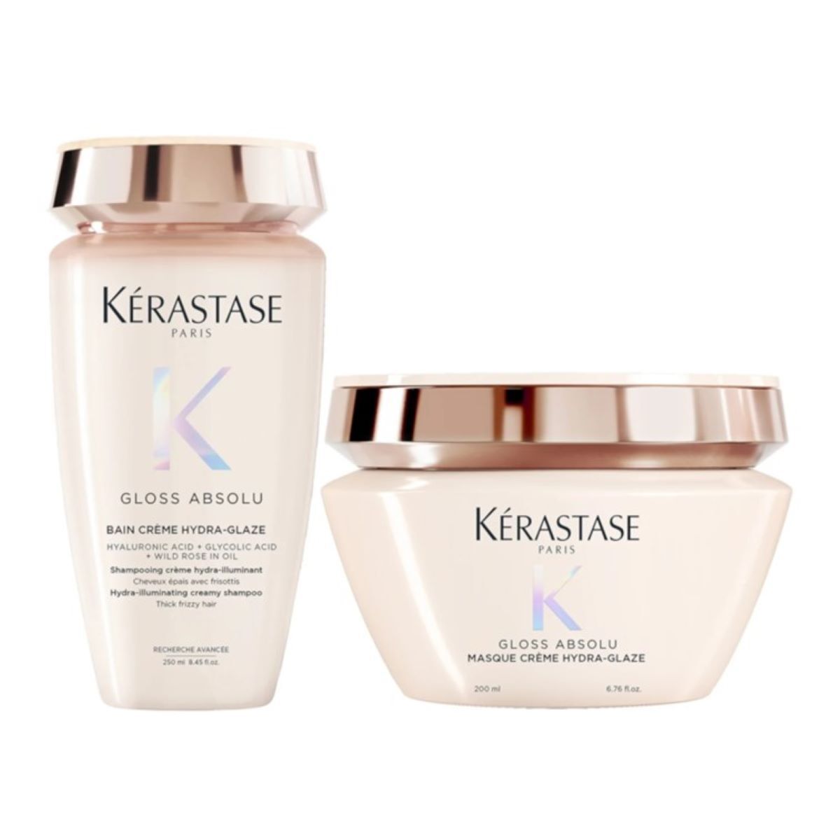 Kérastase Gloss Absolu Crème Set (Bain / Masque) 450 ml