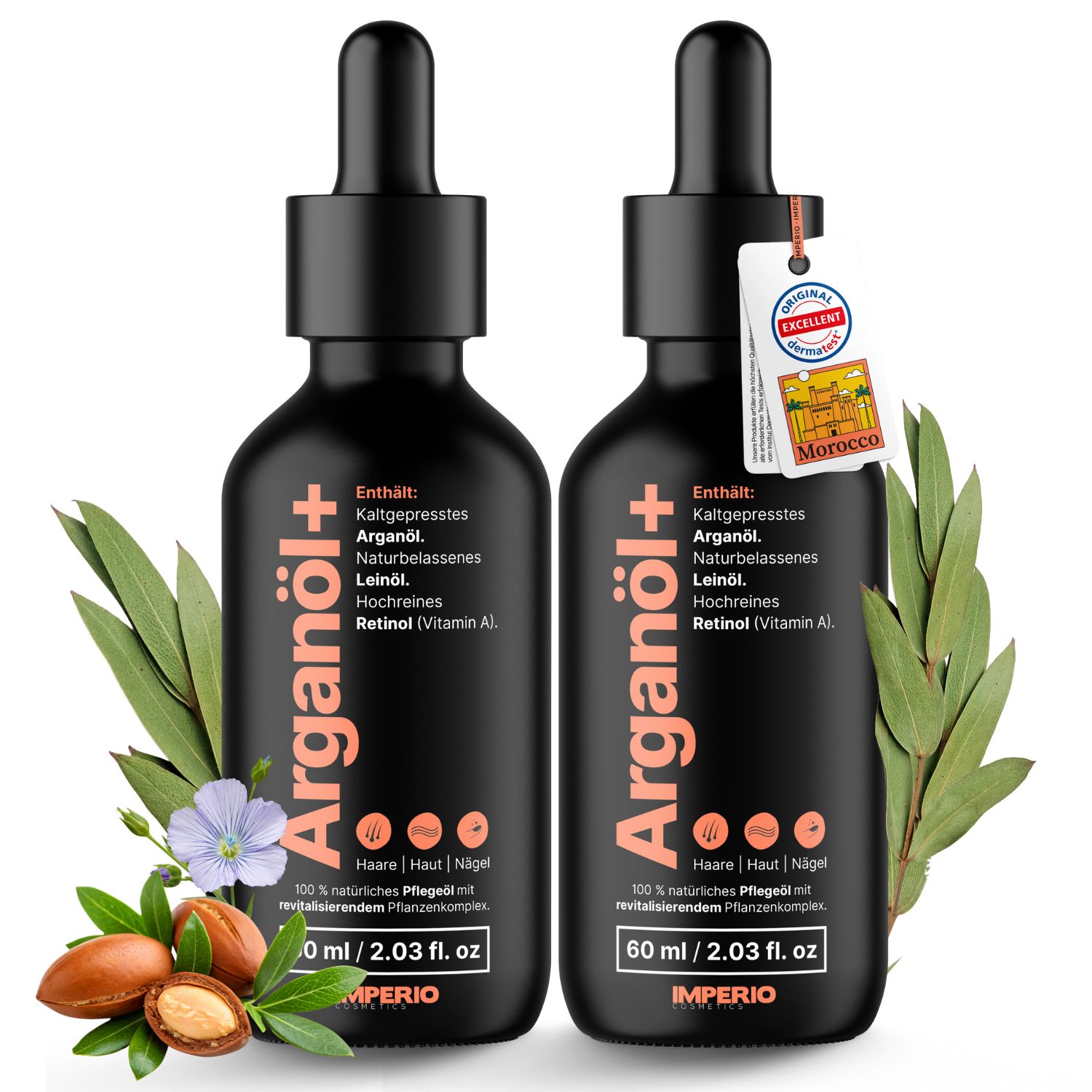 IMPERIO® Arganöl revitalisierendes Pflegeöl für Haut, Haare & Nägel