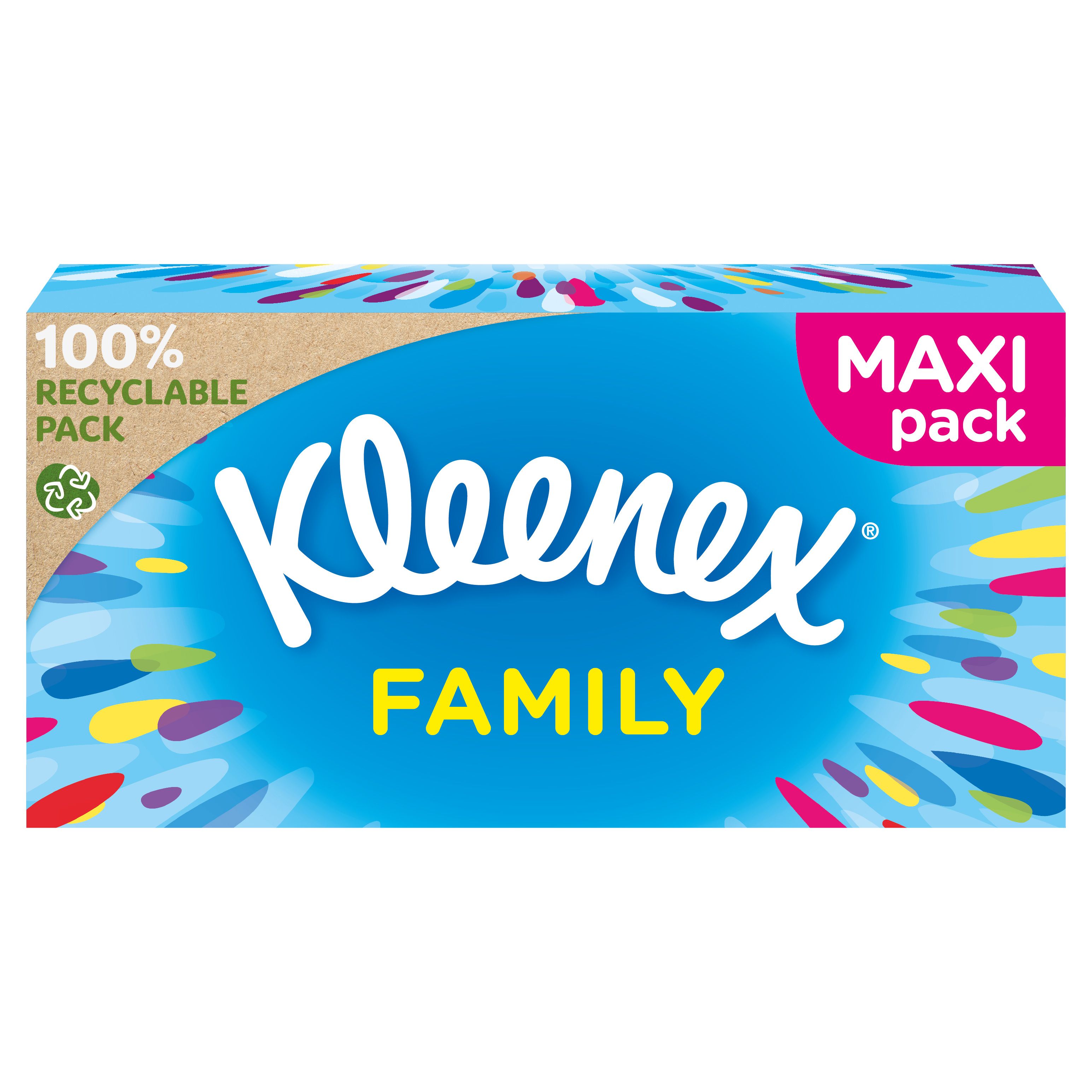 Kleenex Original Kosmetiktücher-Box Taschentücher Tücher 2-lagig 15x128 St