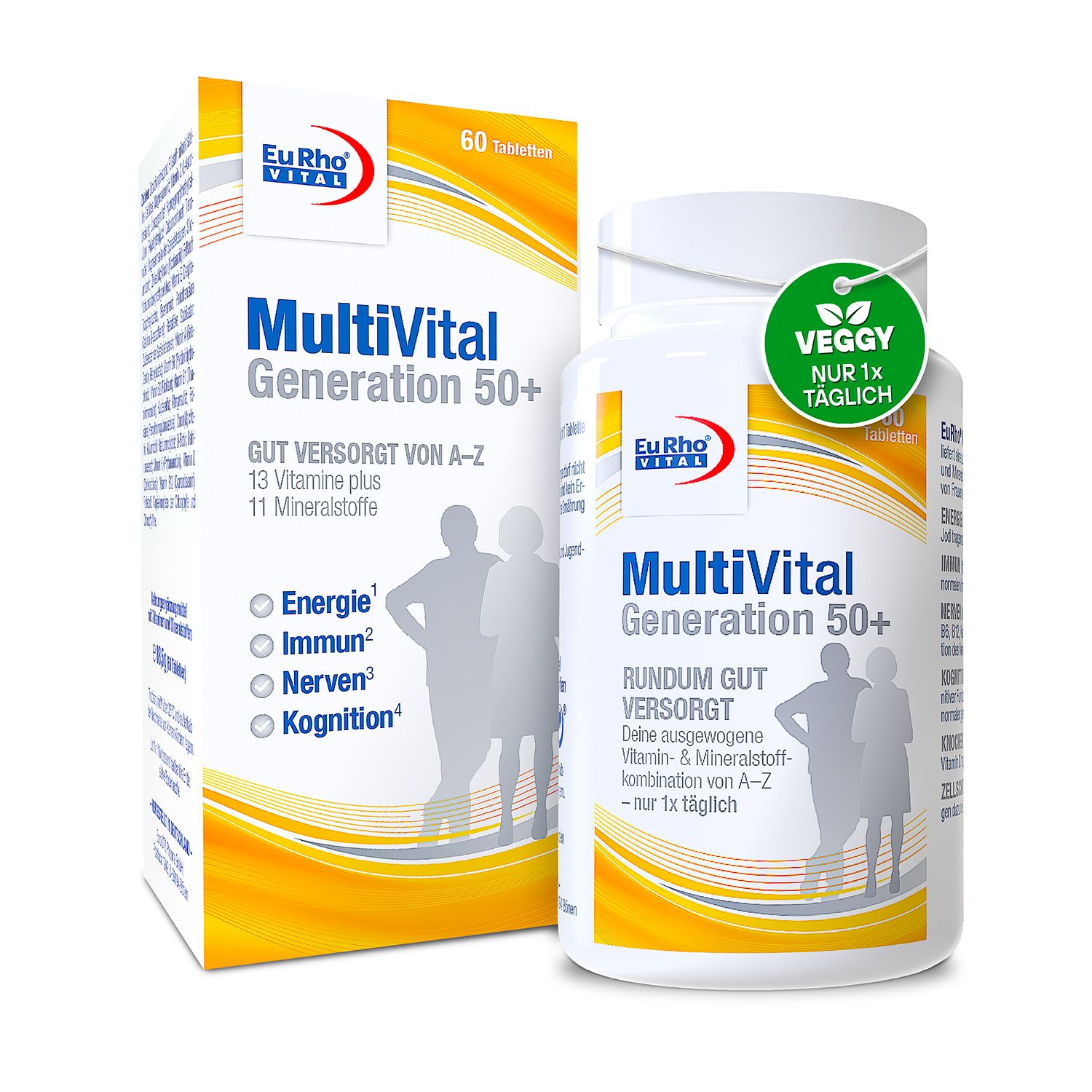 EuRho® Vital MultiVital Generation 50+ 60 St Tabletten