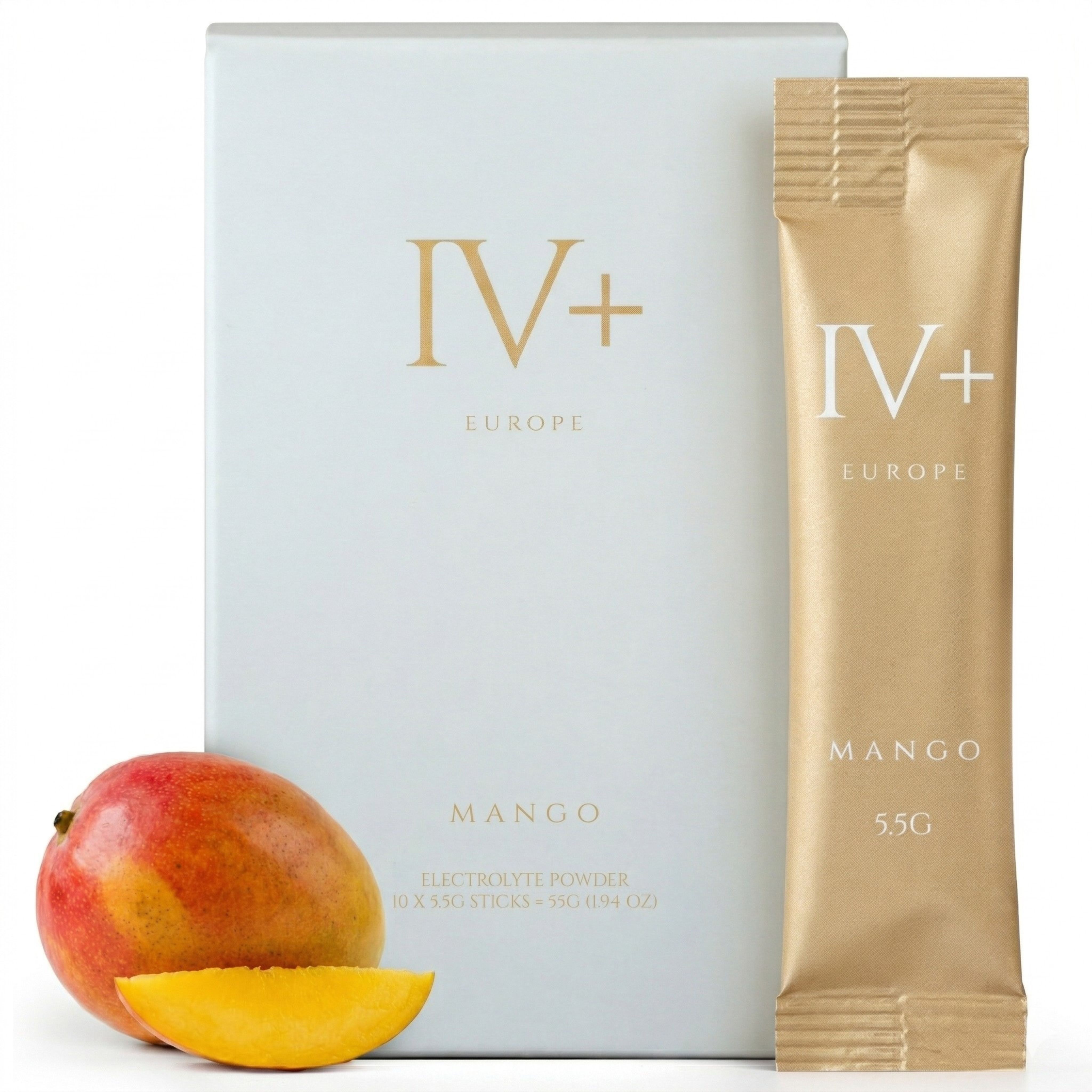 IV+ Mango Electrolyte Powder – Real Fruit Hydration
