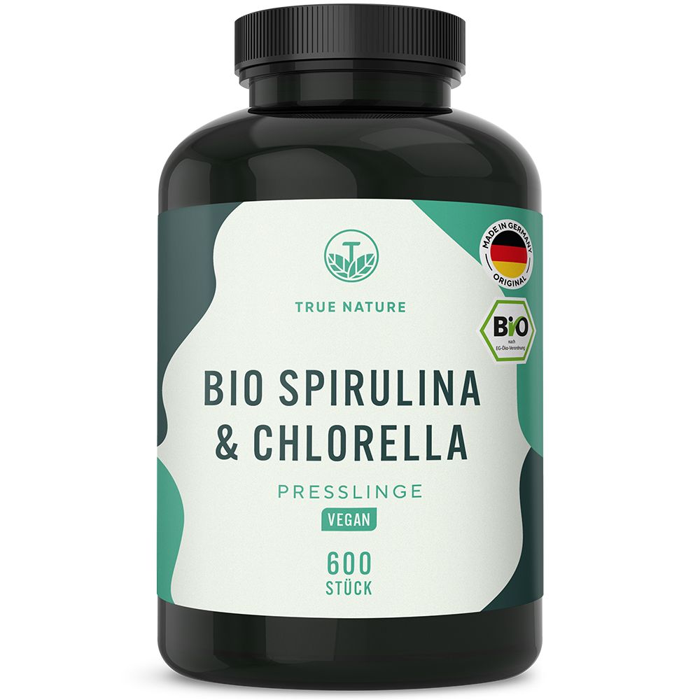 TRUE NATURE® Bio Spirulina & Chlorella Presslinge