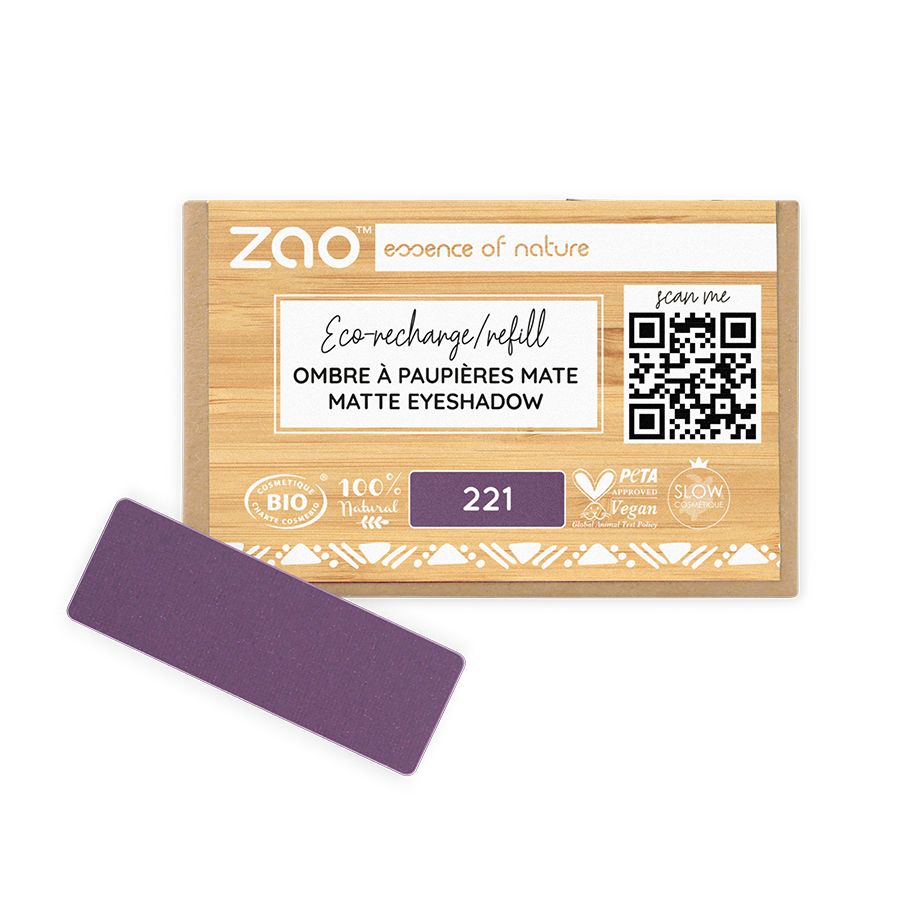 ZAO Make-up Ricarica Ombretto rettangolare Opaco 1 St