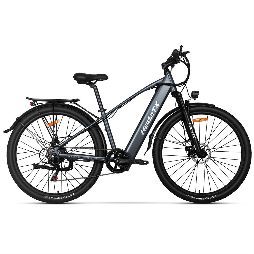 HedaTX TX1 Elektrofahrrad, 48 V, 16 Ah, herausnehmbarer Akku, 74 x 5,3 cm (29 x 2,1 Zoll)