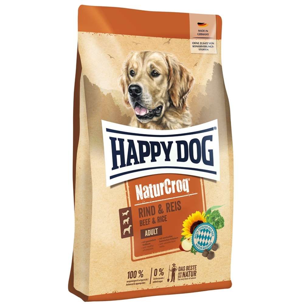 Happy Dog - NaturCroq Rind Reis 1 kg