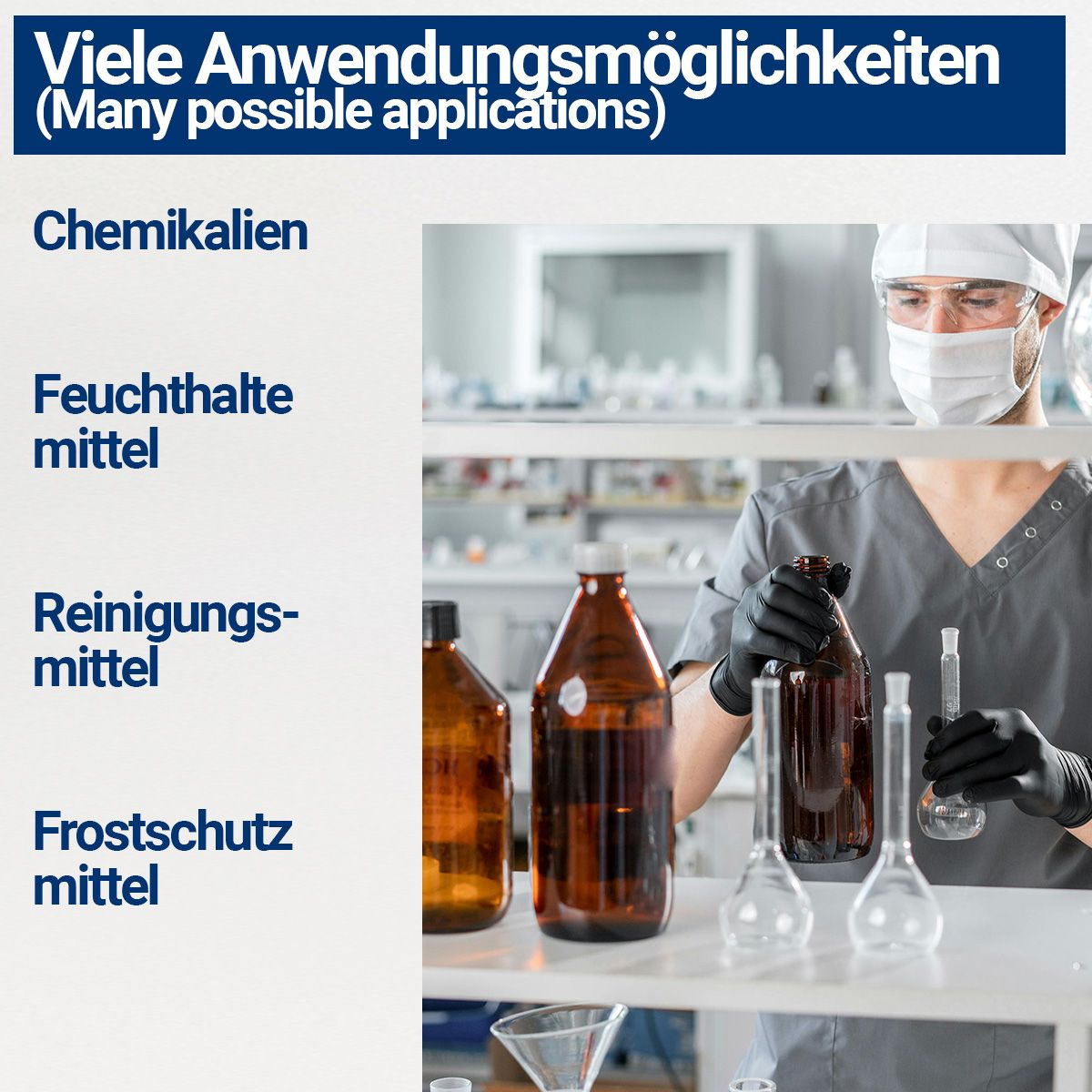 BMUT 500ml leere Laborflasche PET