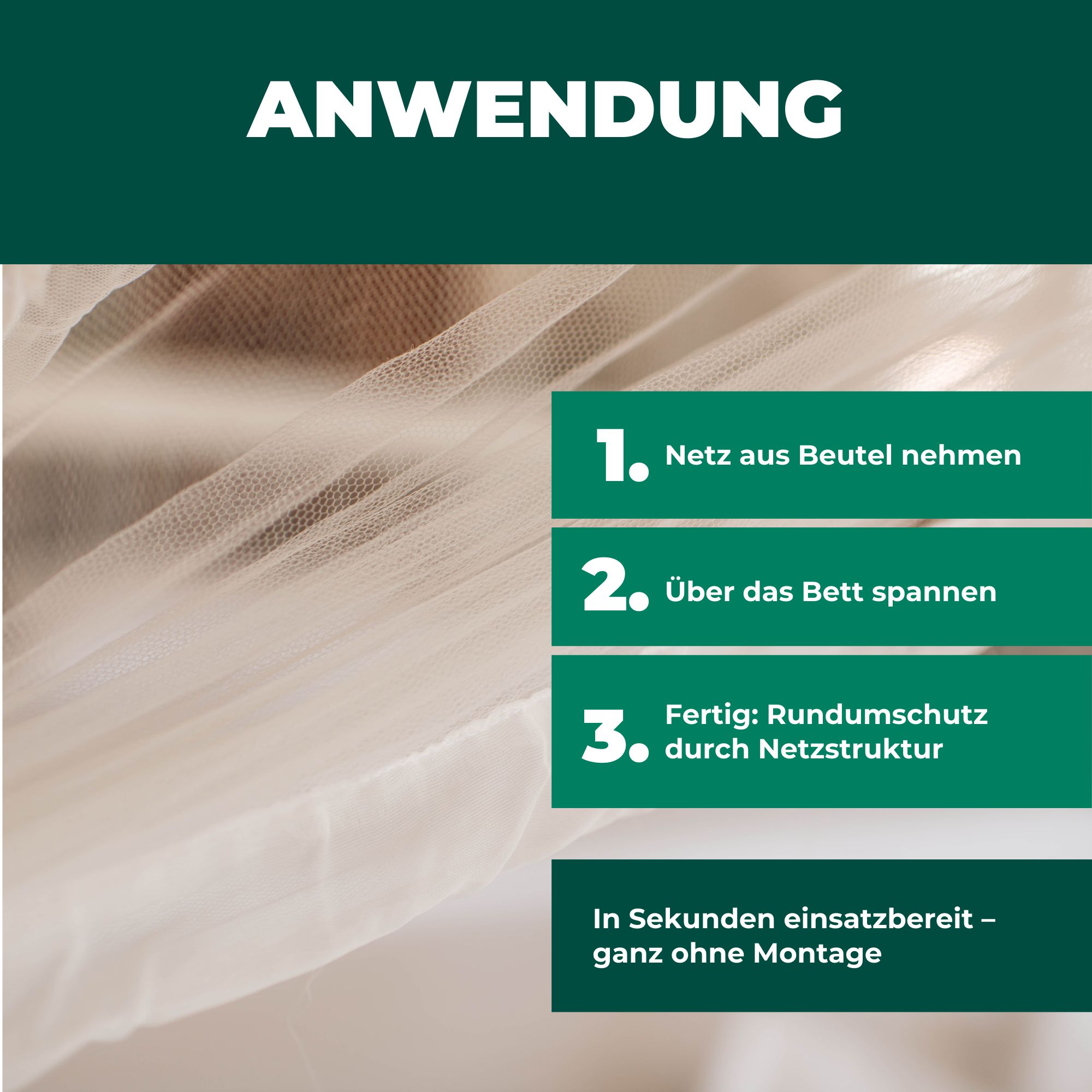 SILBERKRAFT Reise- und Kinderbett Mückennetz