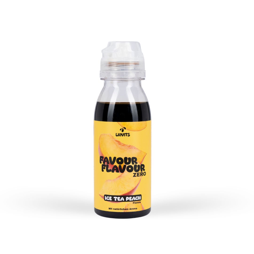 Favour Flavour Ice Tea Peach Sirup Zero mit natürlichem Aroma