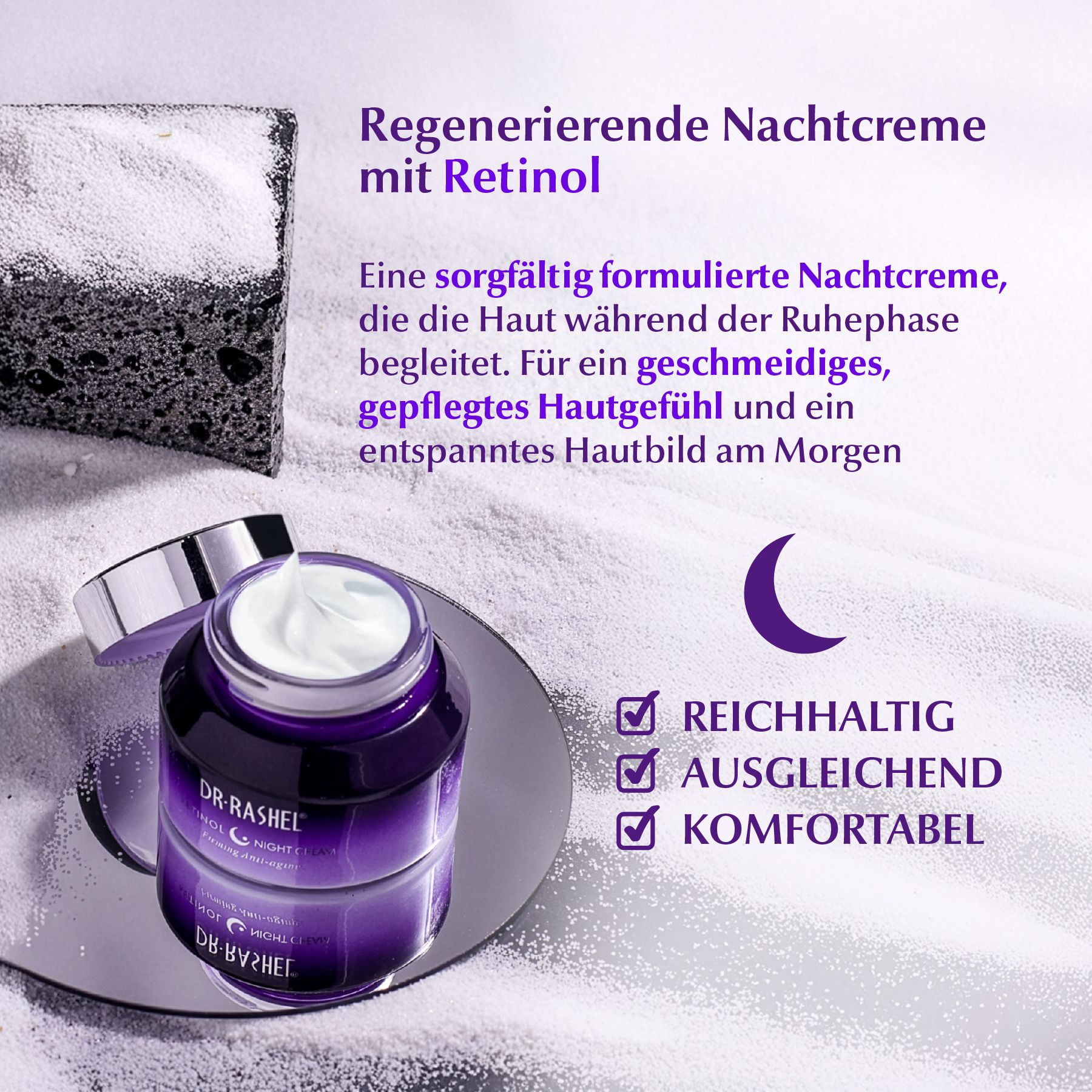DR.RASHEL Gesichtspflege-Set Retinol Vitamin C Tagespflege Nachtpflege