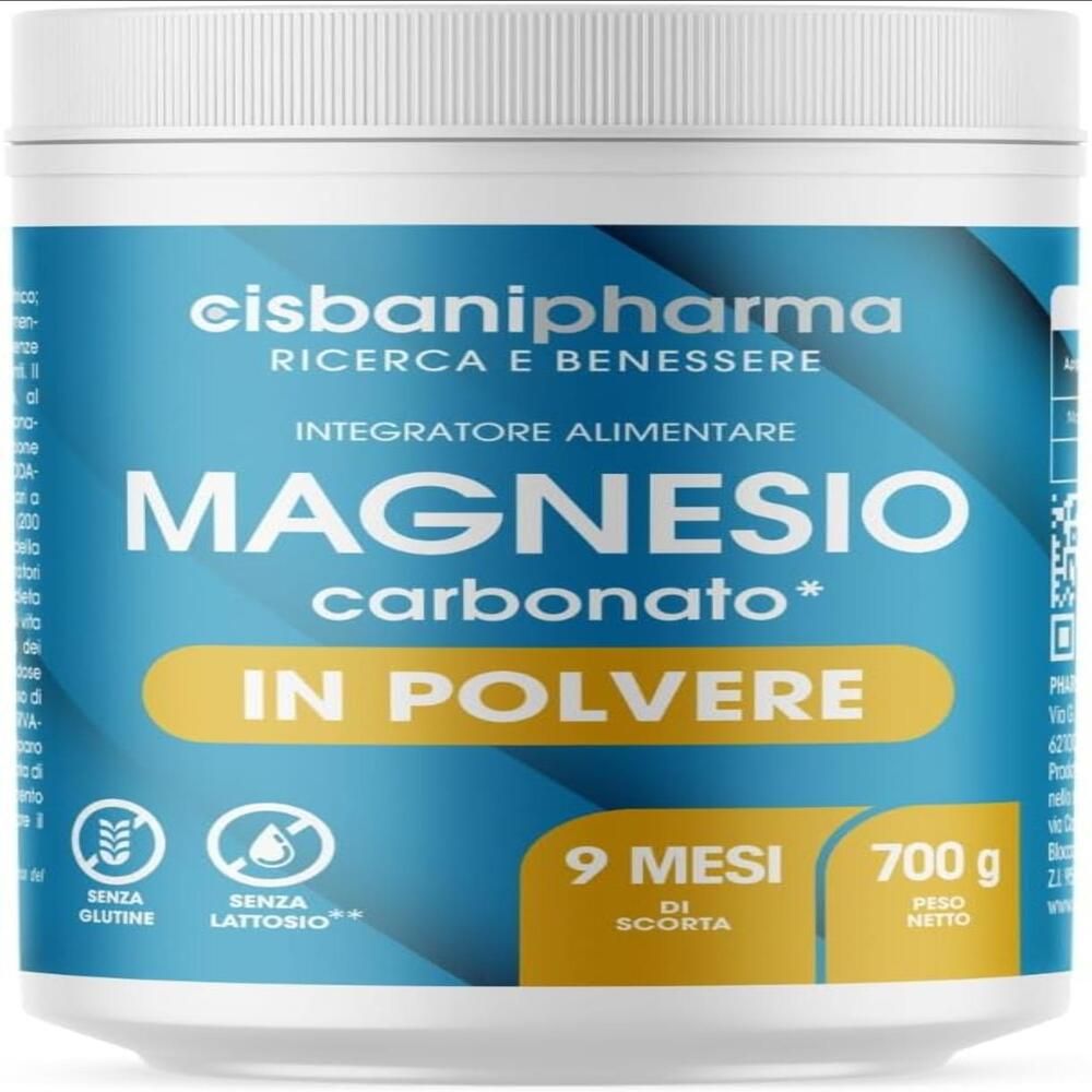 Cisbani Pharma Magnesio carbonato puro - riduce stanchezza e affaticamento