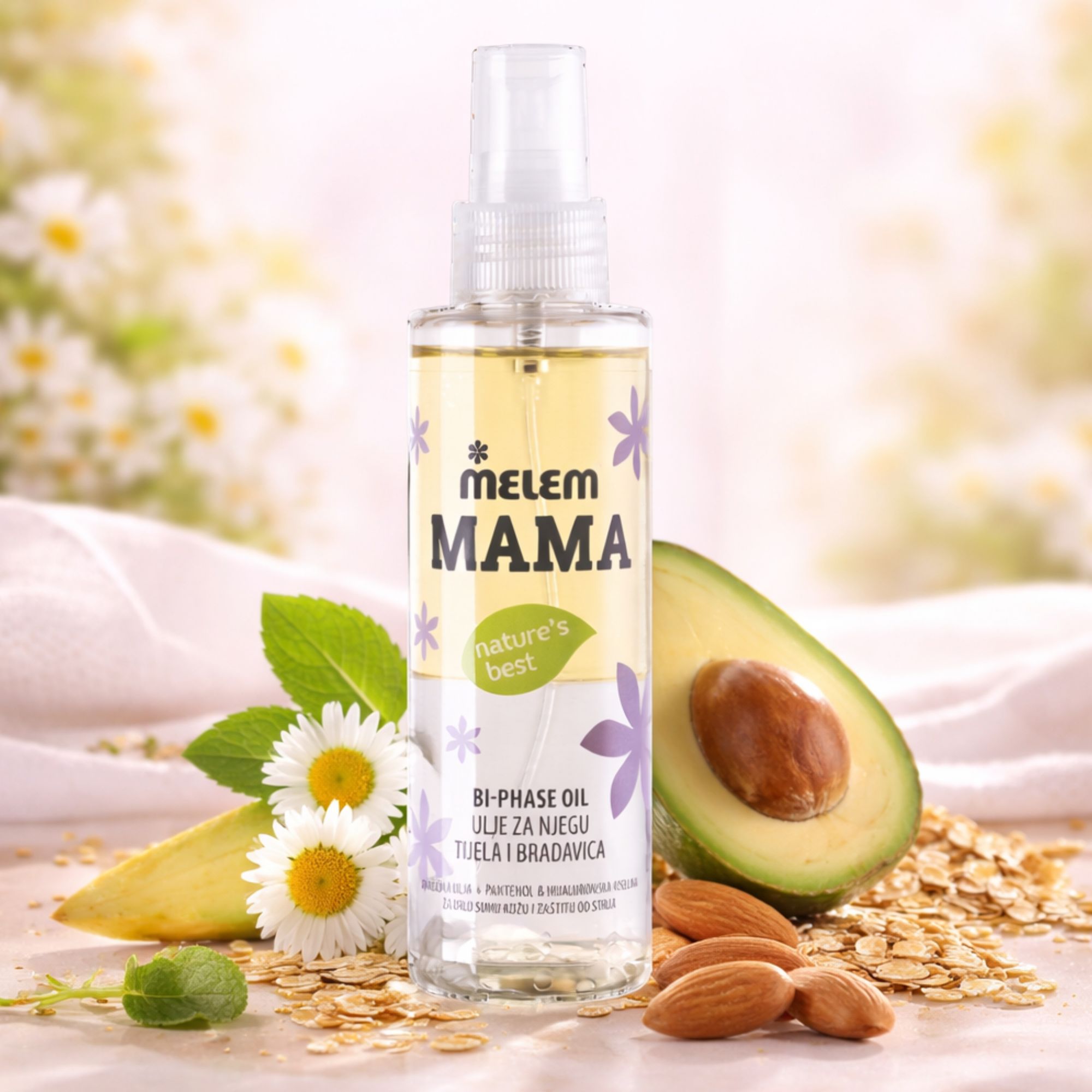 Mama Körper- und Brustwarzenpflegeöl für Schwangerschaft und Stillzeit