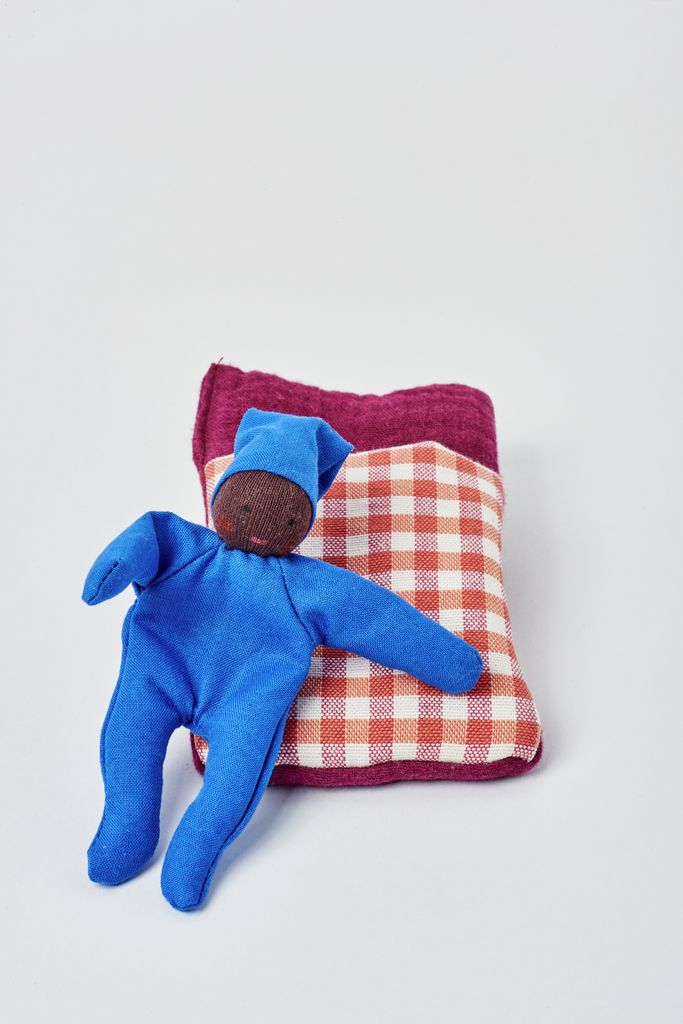 Käthe Kruse BABY mit Schlafsack karo