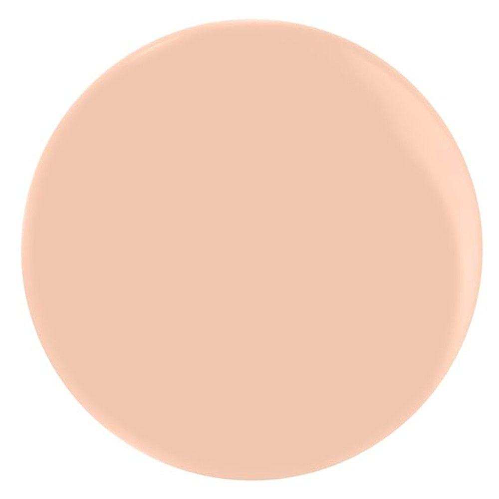 Runder Nagellack-Fleck in hellem Pfirsichton. Keine weiteren Details sichtbar.