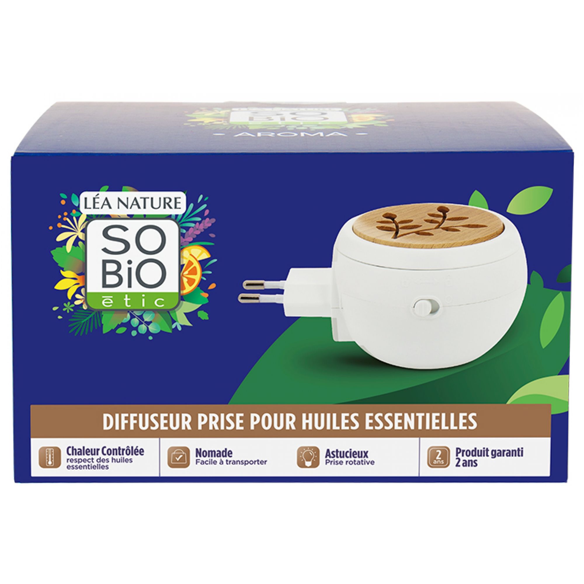 Léa Nature SO BIO étic Aroma Diffusor Steckdose Für ätherische Öle 14x8,5x11,5 cm