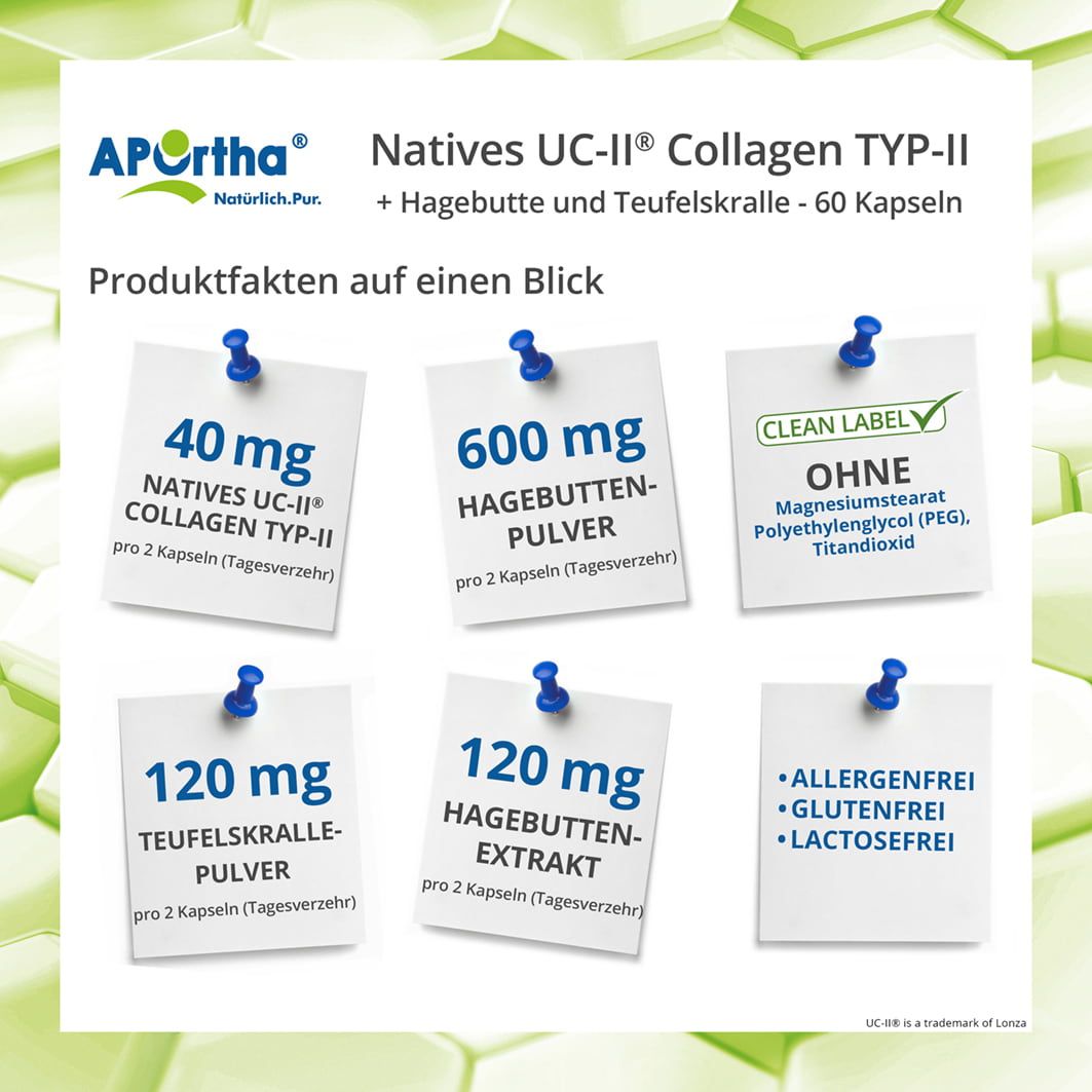 APOrtha® Natives Uc-Ii® Collagen Typ-Ii Kapseln 60 St