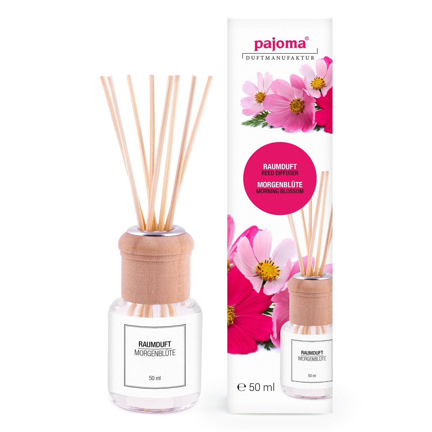 pajoma® Raumduft 50 ml inkl. Duftstäbchen, Morgenblüte
