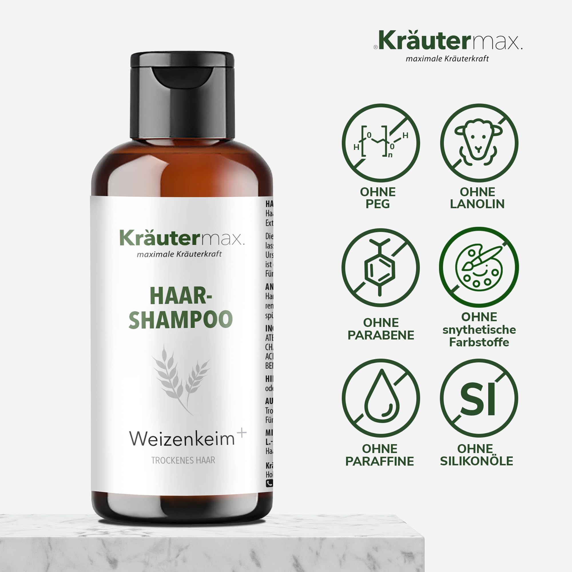 Kräutermax Weizenkeim Shampoo
