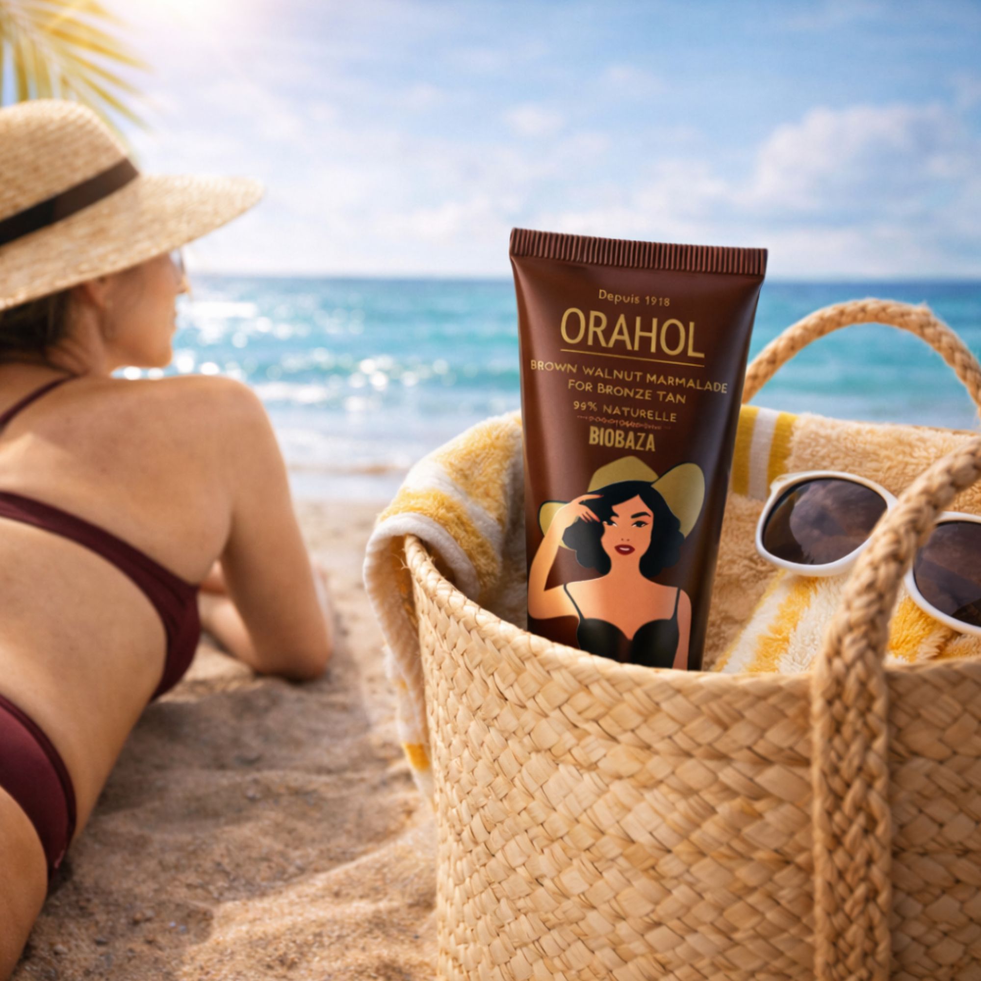 Biobaza Bräunungscreme für gleichmäßige Bräune