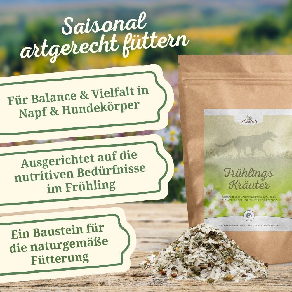 Krauterie Frühlings Kräuter für Hunde