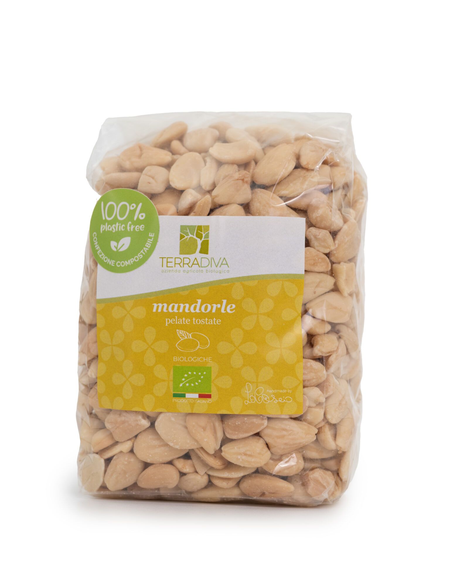 Terradiva mandorle pelate tostate biologiche