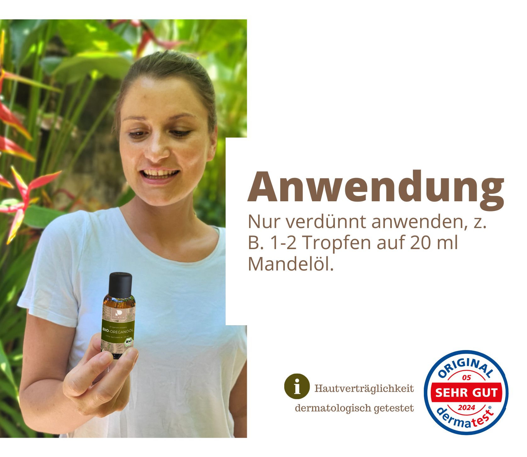PHINTIN Bio Oreganoöl – 100 % naturrein, ätherisches Öl (Lebensmittelqualität)
