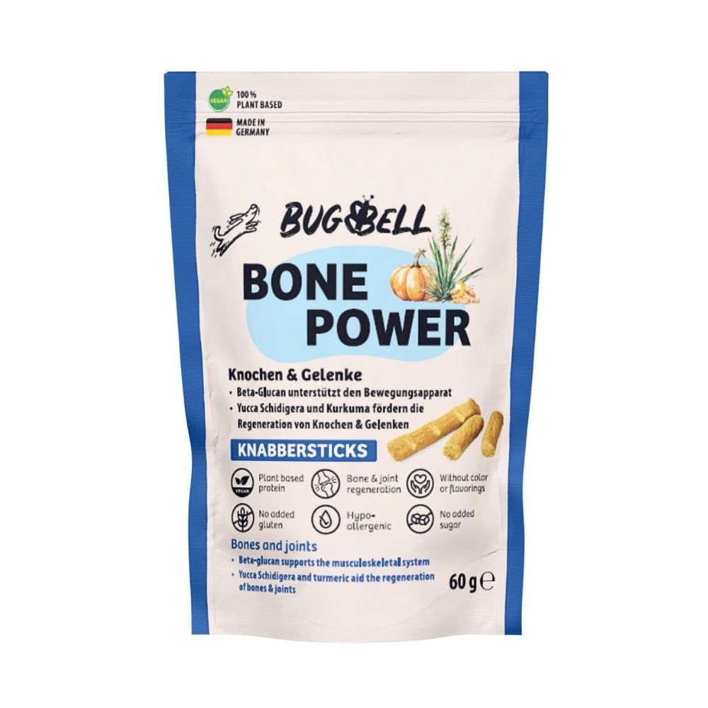 BugBell Knabbersticks BonePower - Knochen & Gelenke 60 g Futter
