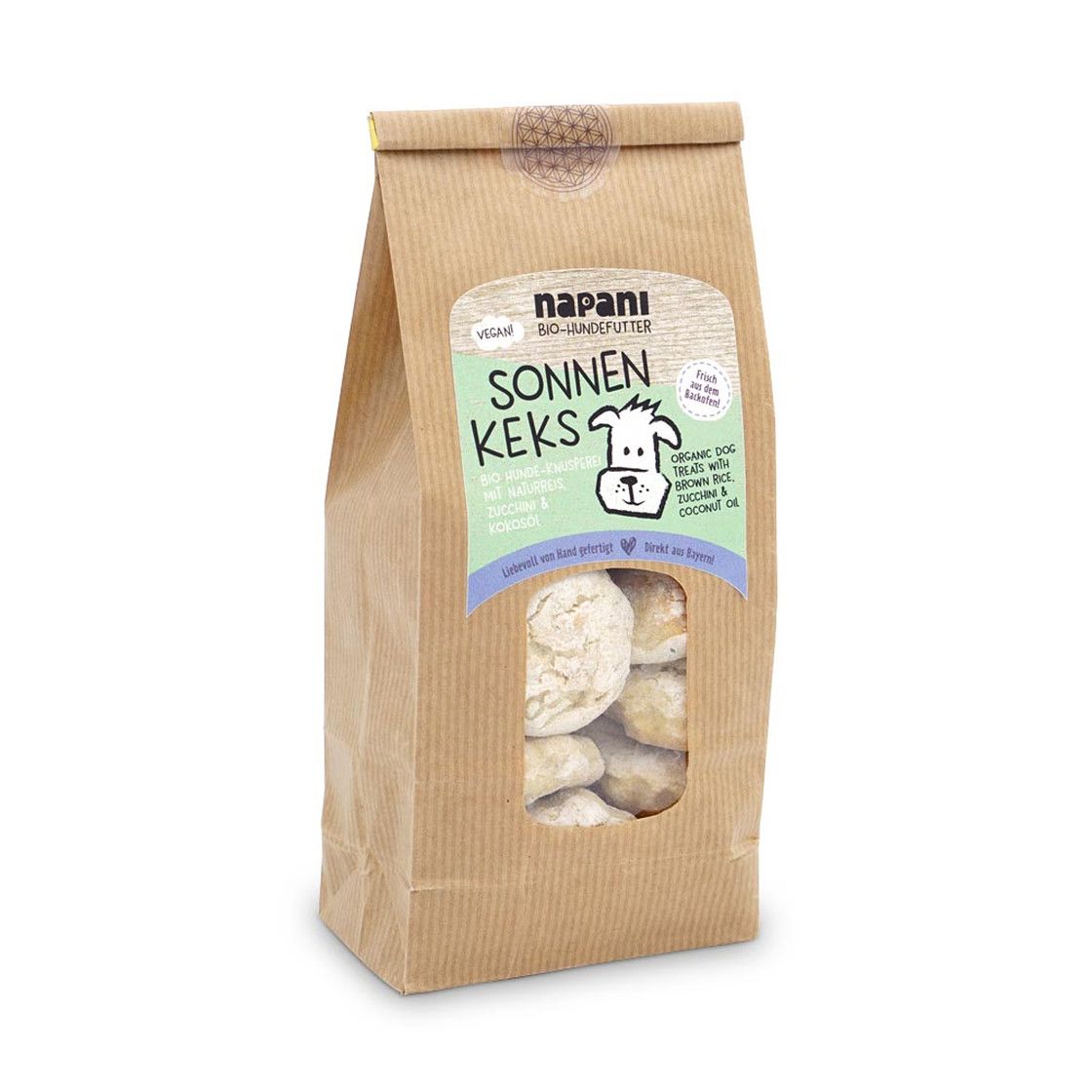 Napani Sonnen-Keks, Bio Snack für Hunde