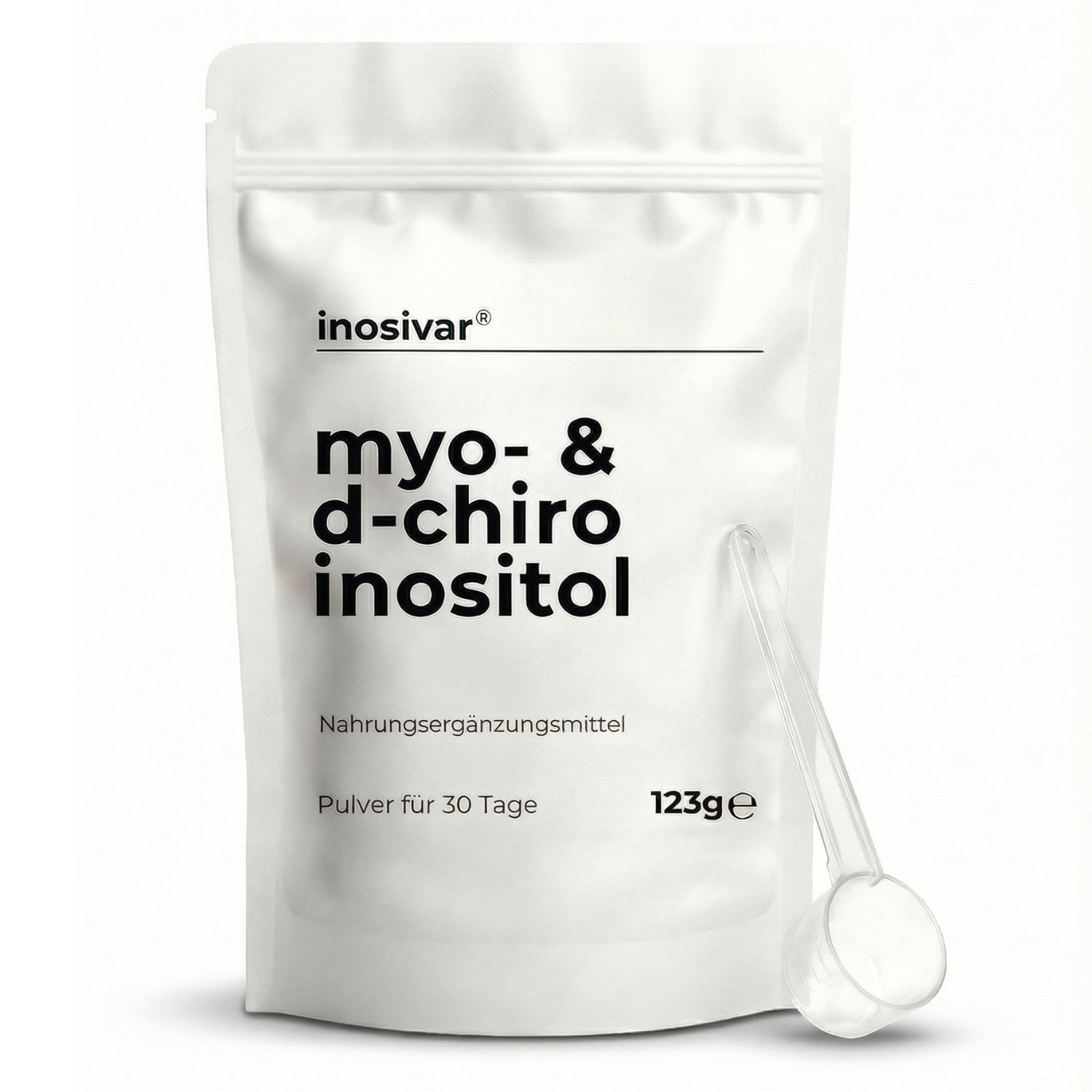 inosivar - Myo- & D-chiro-Inositol Pulver (inkl. Dosierlöffel) 123 g