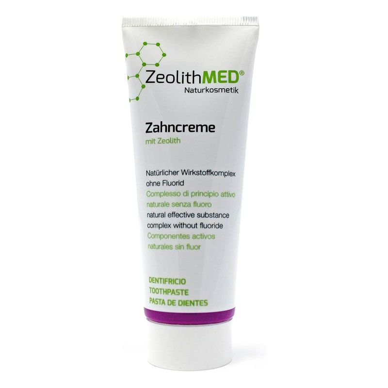 Zeolith MED Zahncreme, Zahnpasta ohne Fluorid, mit Xylit und Minze