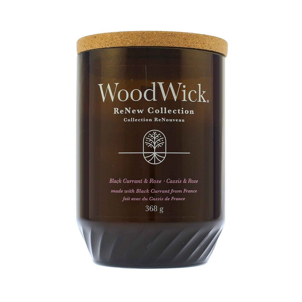 WoodWick ReNew Schwarze Johannisbeere & Rose groß 1 cm