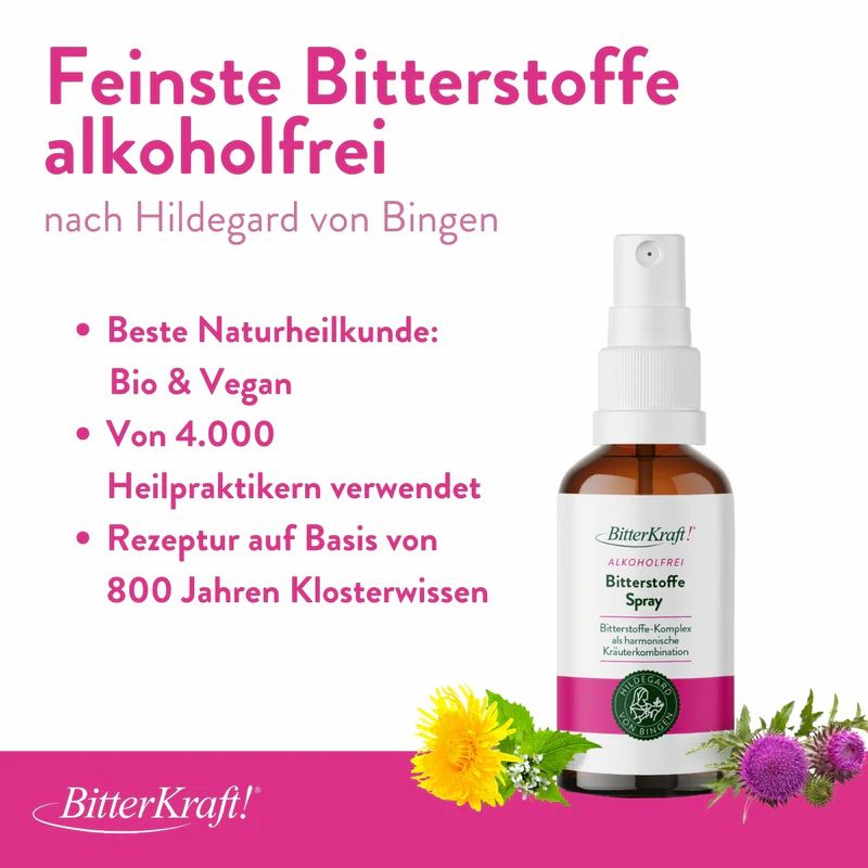 BitterKraft! Bitterstoffe Tropfen Alkoholfrei