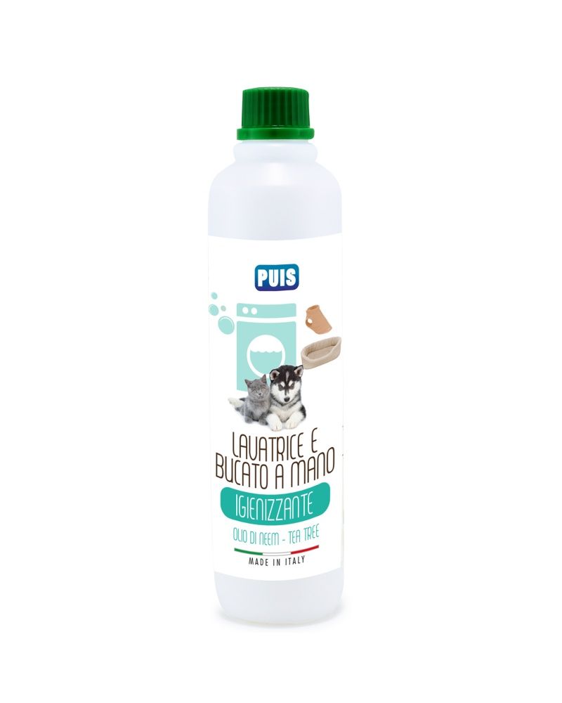 Puis Detersivo lavatrice e a mano indumenti animali Neem e Tea tree