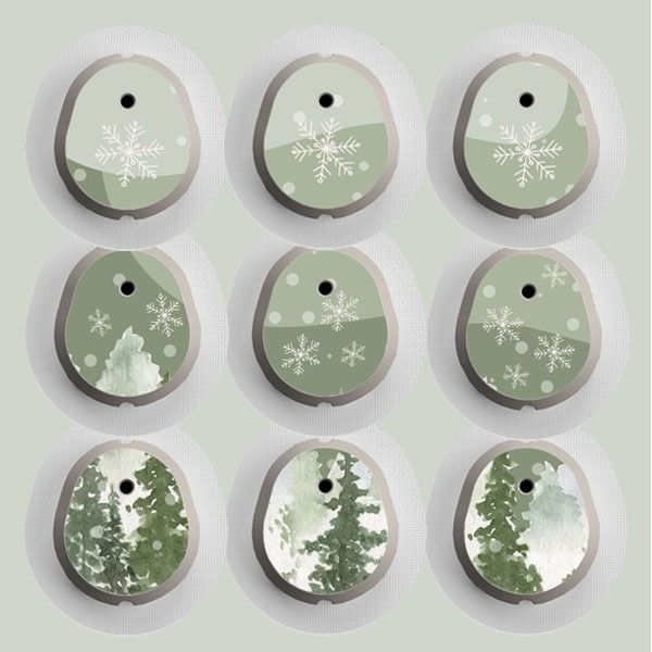 Diasticker® Dexcom G7 Stickerset "Magic of Winter"