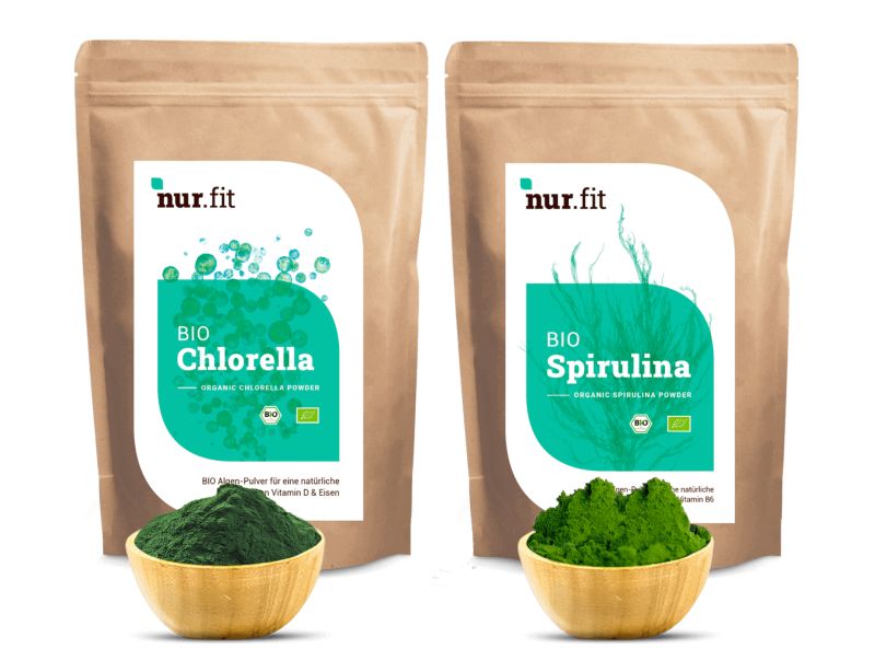 nur.fit BIO Algenpulver Set