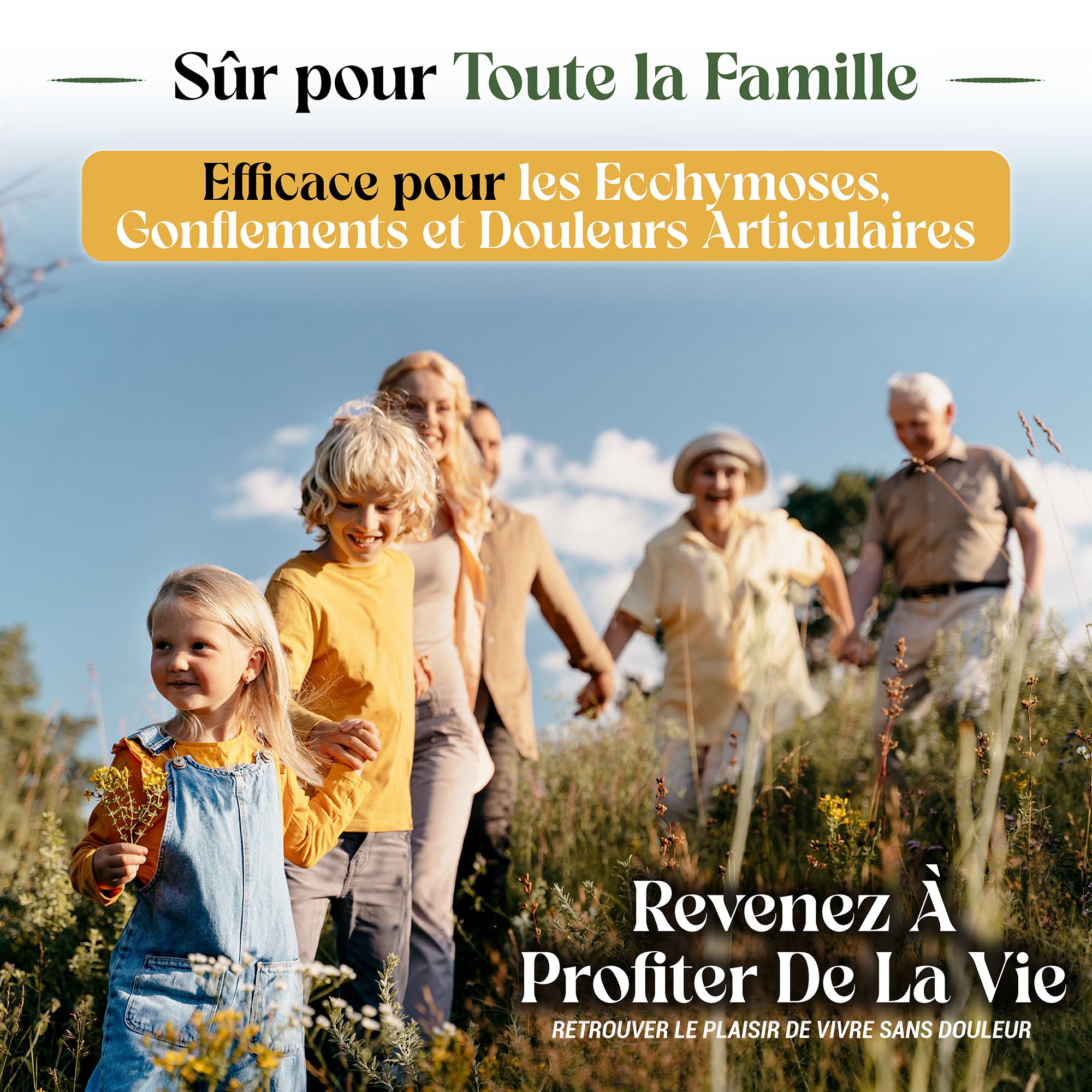 H4H Naturals® Arnika Salbe & Pferdesalbe Gel Linderung bei Knie, Gelenk, Nacken & Muskel