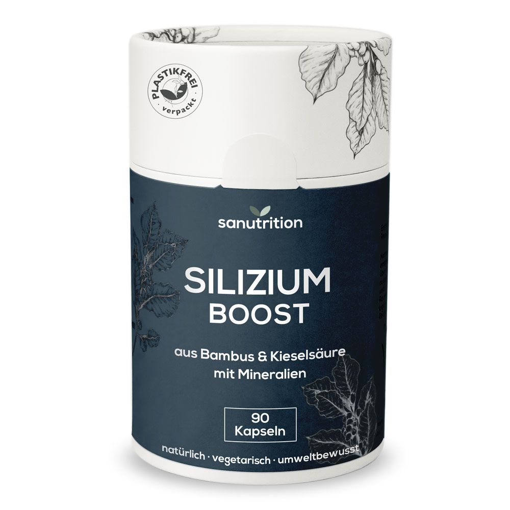 Sanutrition® - Silizium-Boost | aus Bambus & Kieselsäure 75 g Kapseln
