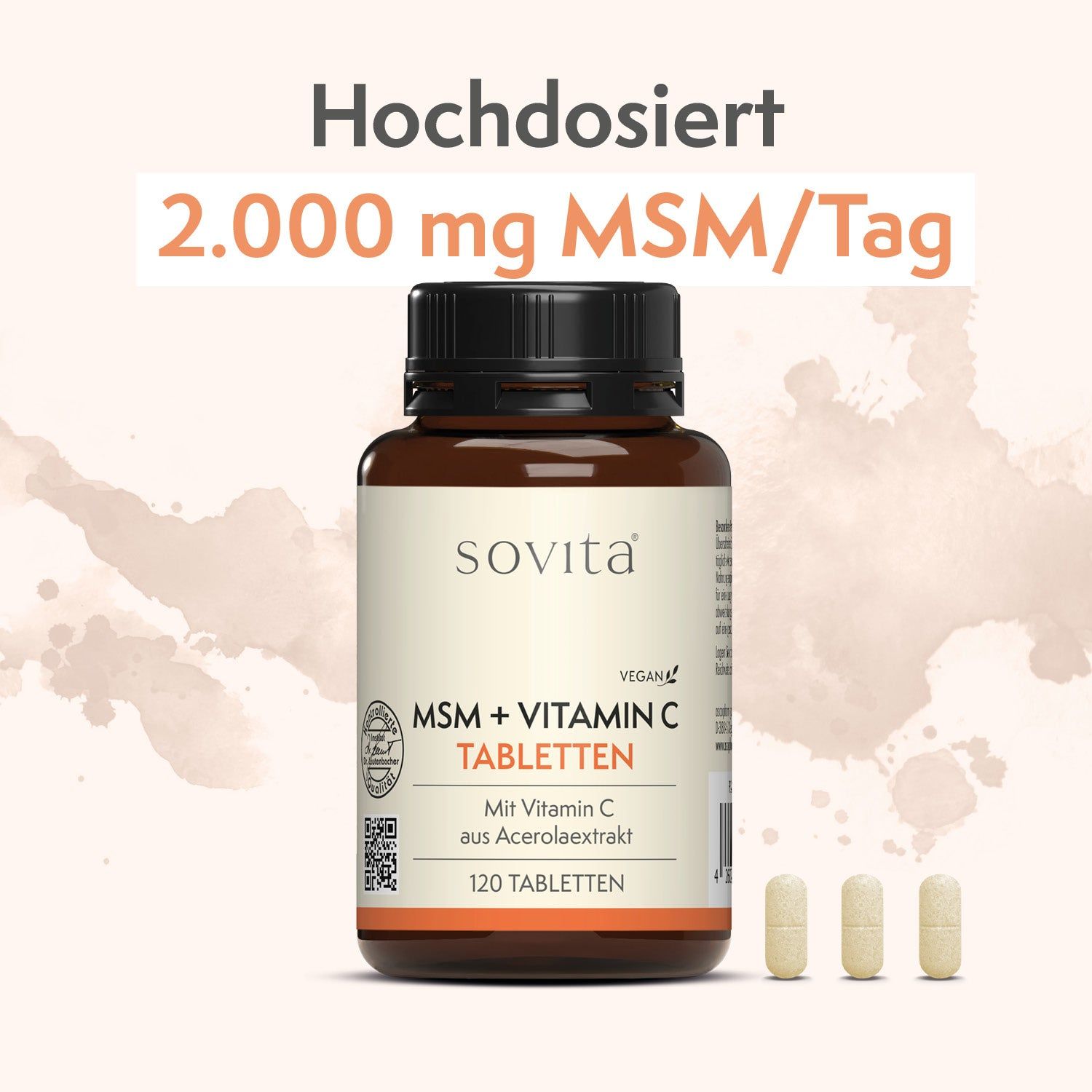 sovita MSM + Vitamin C Tabletten