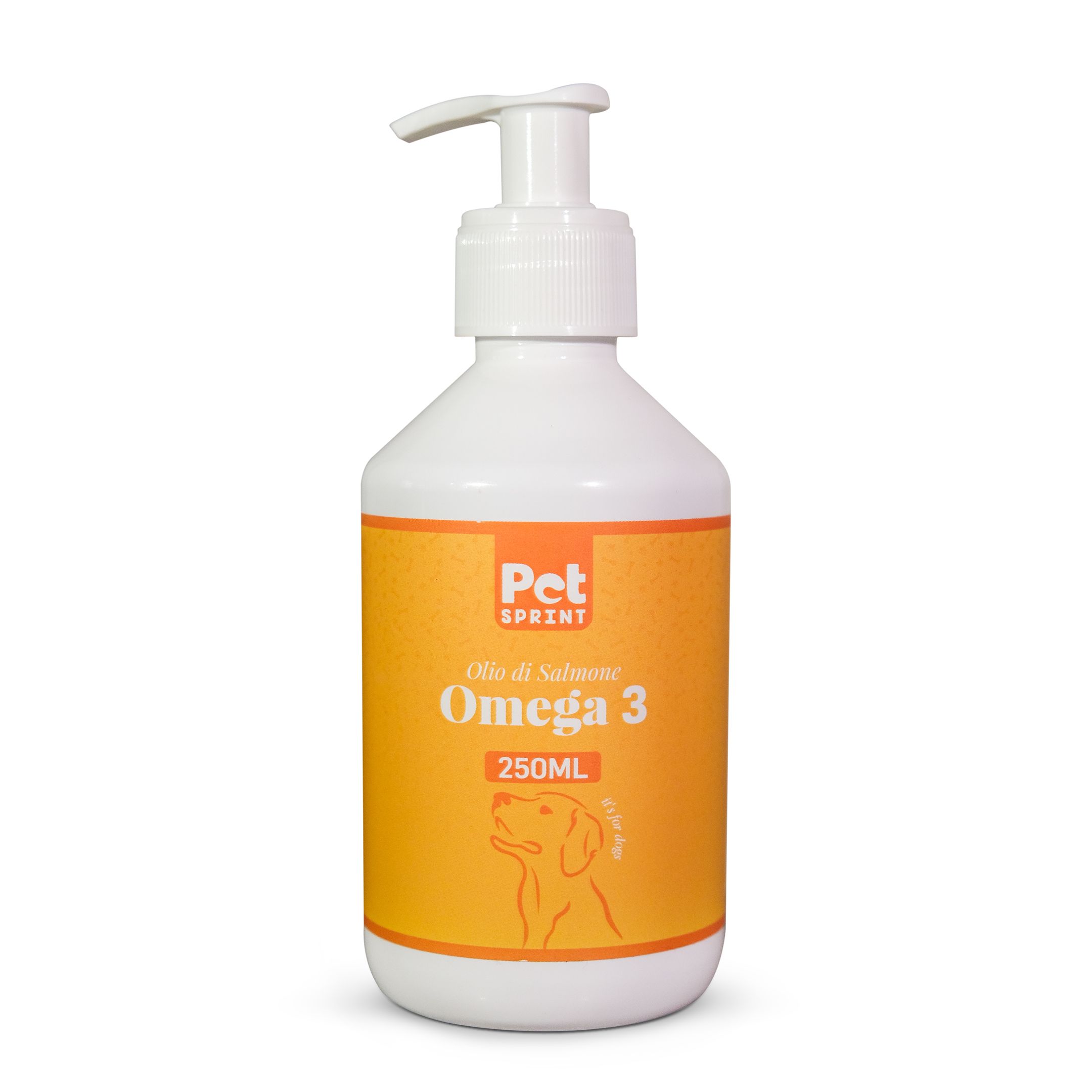 Olio di Salmone per Cani Premium - 250ml - Pet Sprint